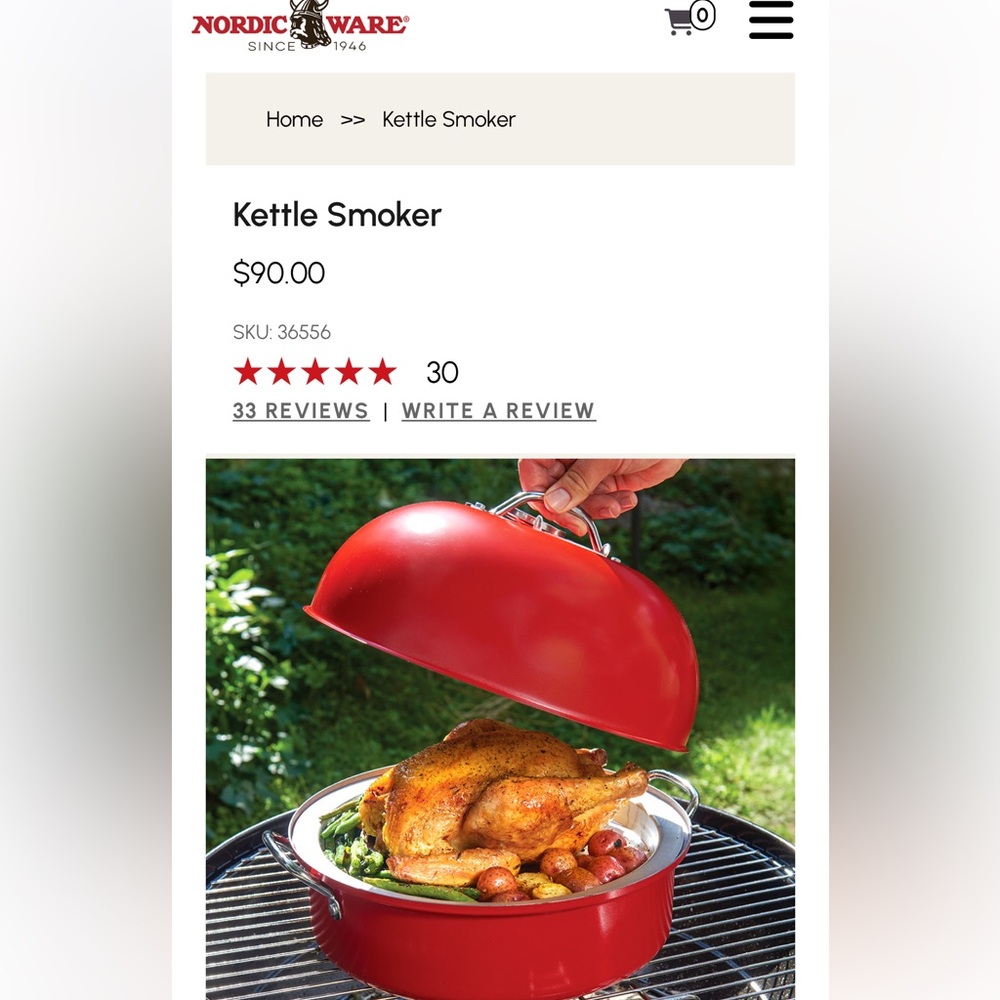 Nordicware stovetop smoker